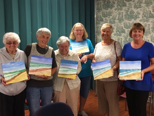 Making Waves Art Class